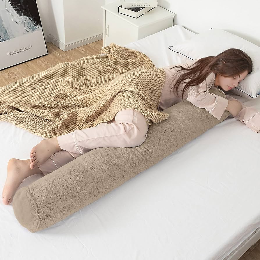 Amazon.co.jp: ロングボルスターピロー 丸型 抱き枕 大人用 豪華で