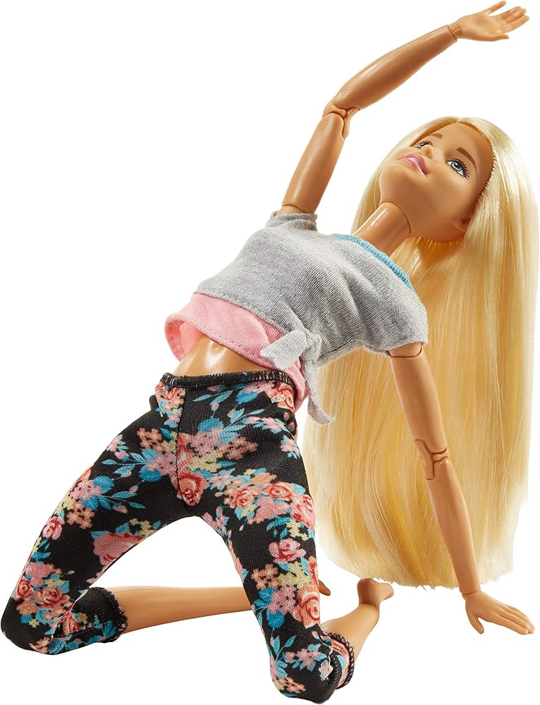 Amazon.com: Barbie Made to Move Dolls with 22 Joints and Yoga