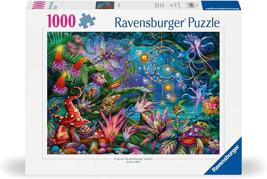 Amazon.com: Ravensburger Rainbow Reverie 1000 Piece Jigsaw Puzzle