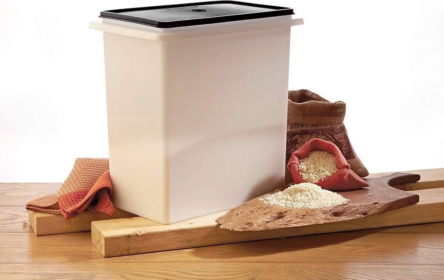Amazon | TupperwareライスKeeper、10 kg | Tupperware | 米びつ