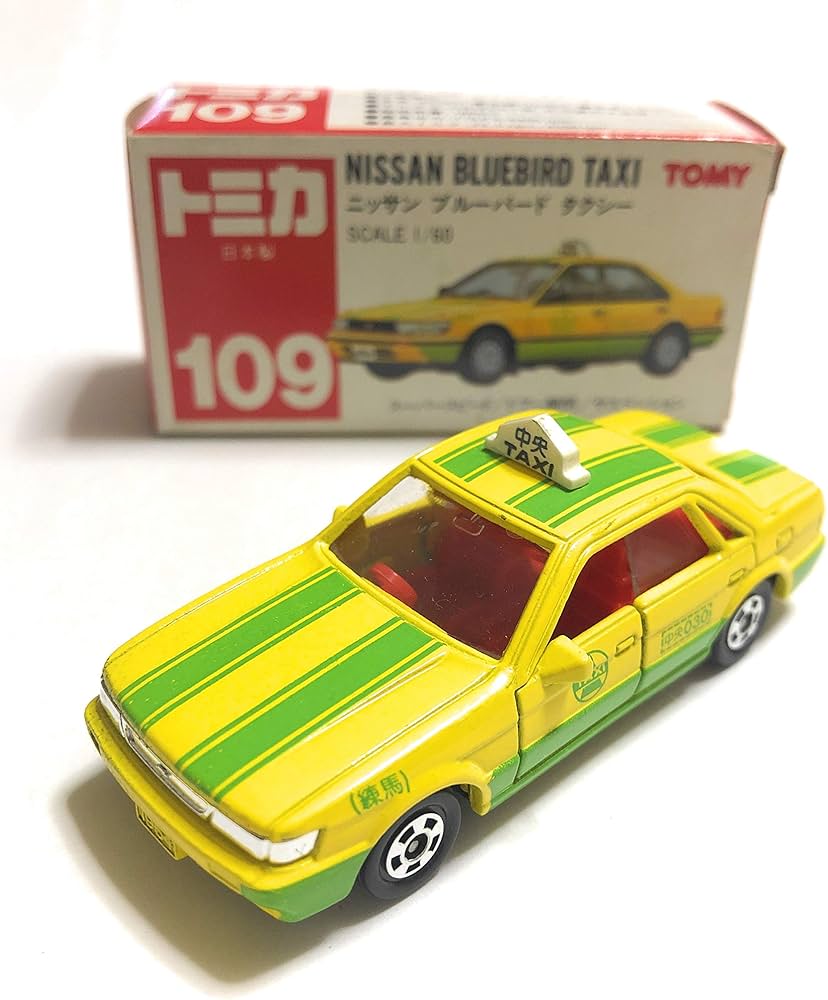 Amazon | 日本製 トミカ 赤箱 109 ブルーバード タクシー 1/60 赤TOMY