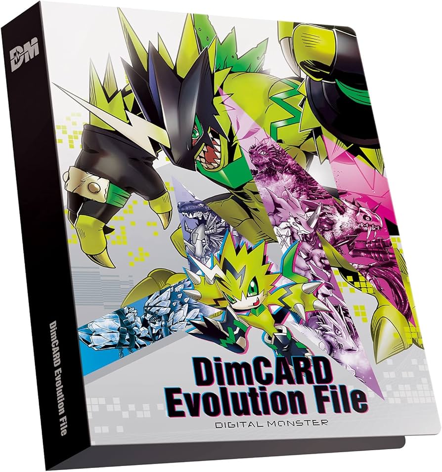 Amazon.com: Bandai Digimon DIM Card Evolution File | Holds 10 DIM