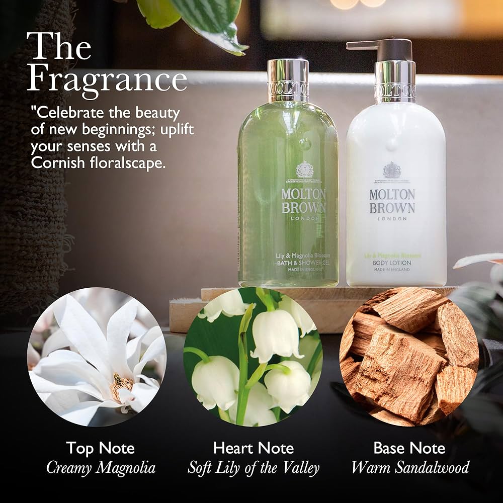 Amazon.com: Molton Brown Lily & Magnolia Blossom Body Lotion, 10