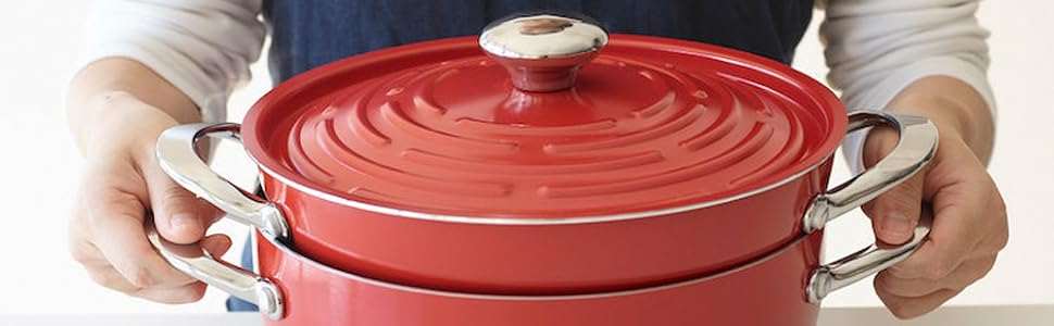 Amazon｜マイヤー(Meyer) 両手鍋 24cm アルミニウム合金 IH対応 軽量