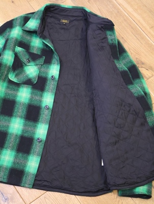 RATS 「WOOL CHECK SHIRT JKT」 ウール オンブレーチェックシャツ