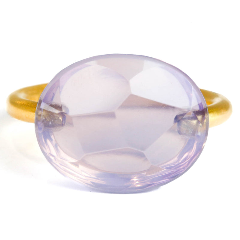 ラベンダークォーツ ”カボション” リング - マリーエレーヌ ドゥ