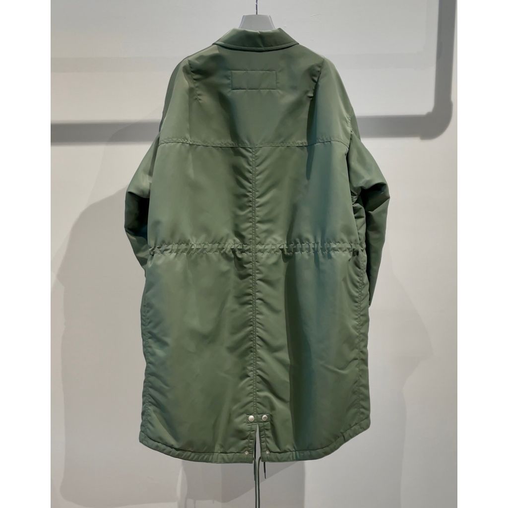 COMME des GARCONS HOMME ナイロンツイル ミリタリーコート(KHAKI