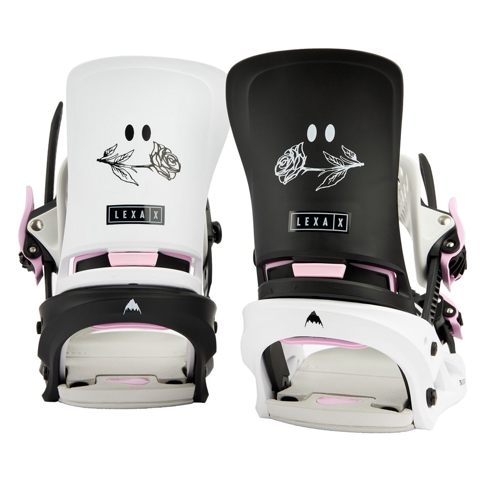 Burton - Women's Lexa X Re:Flex Snowboard Binding - Black/White/Rose