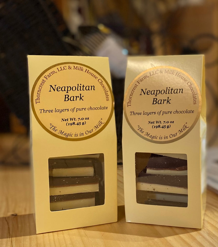 Neapolitan Bark – Thorncrest Farm, LLC & Milk House Chocolates