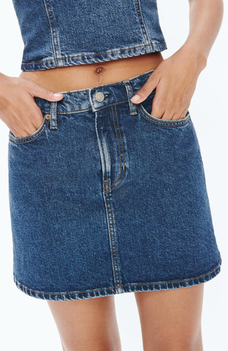 Reformation Lydia High Waist Denim Miniskirt | Nordstrom