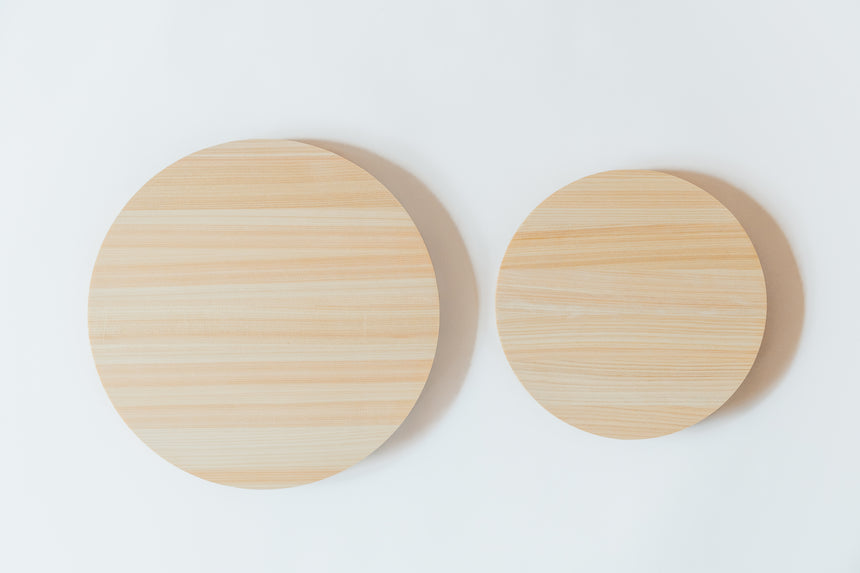 ダイワ産業】ひのき丸型まな板｜【ならわし narawashi】｜送料無料