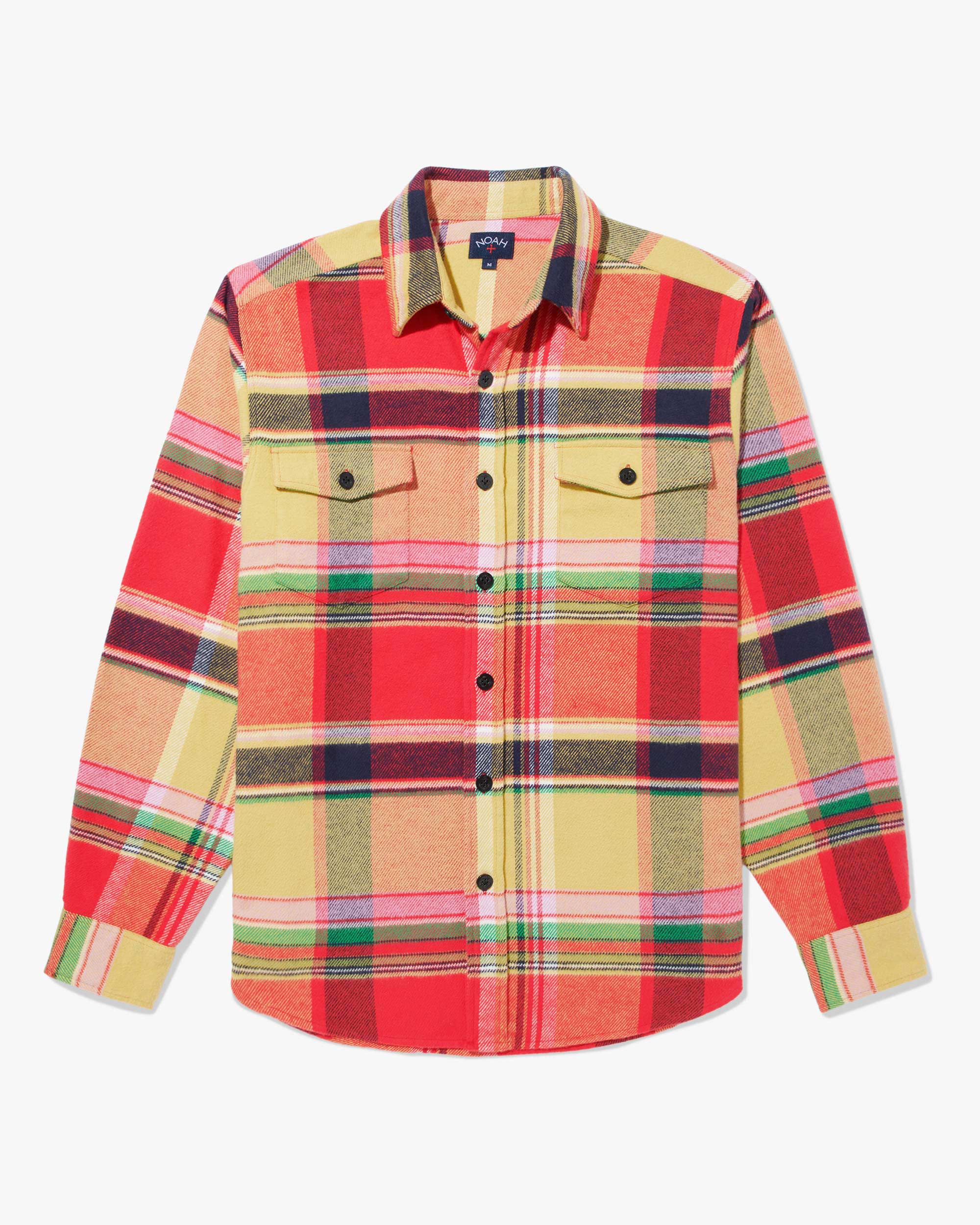 Bright Plaid Heavyweight Flannel - Noah