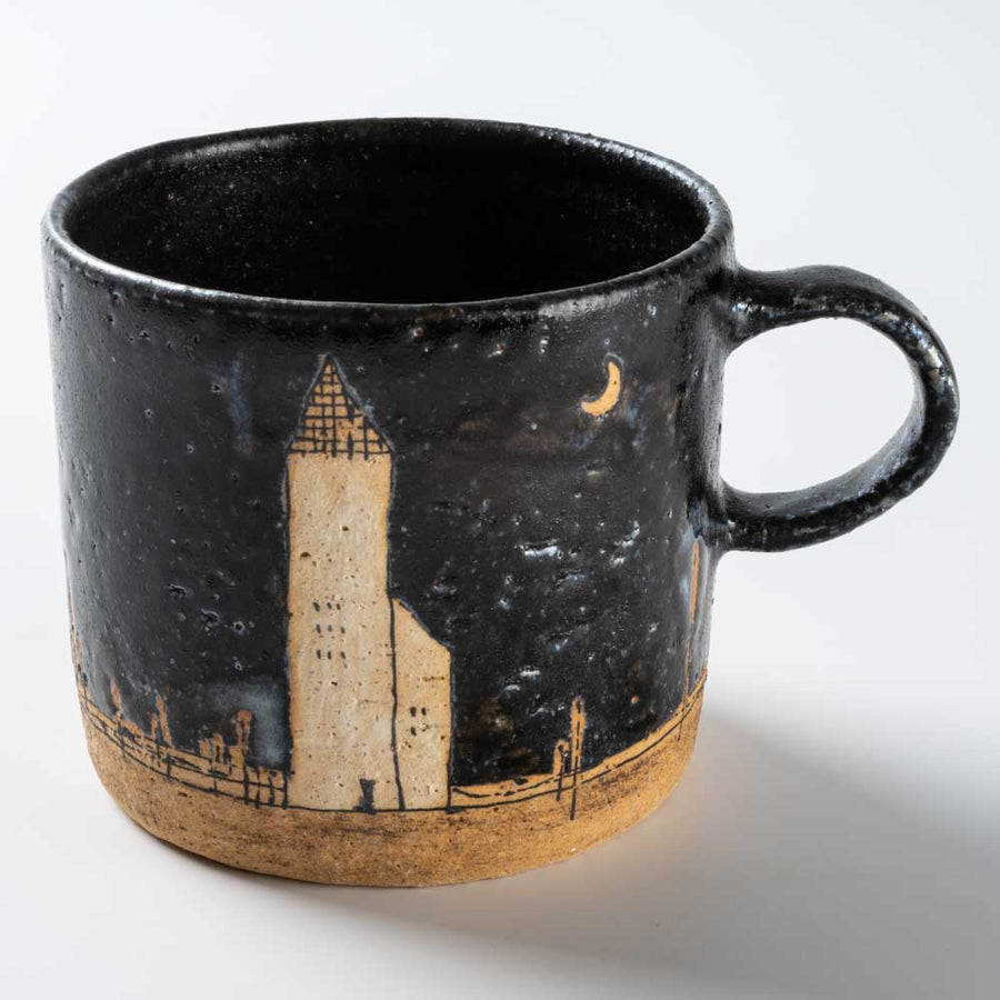 作家 岡村朝子 マグカップ 家 yoru ¥4,180 大人の焼き物
