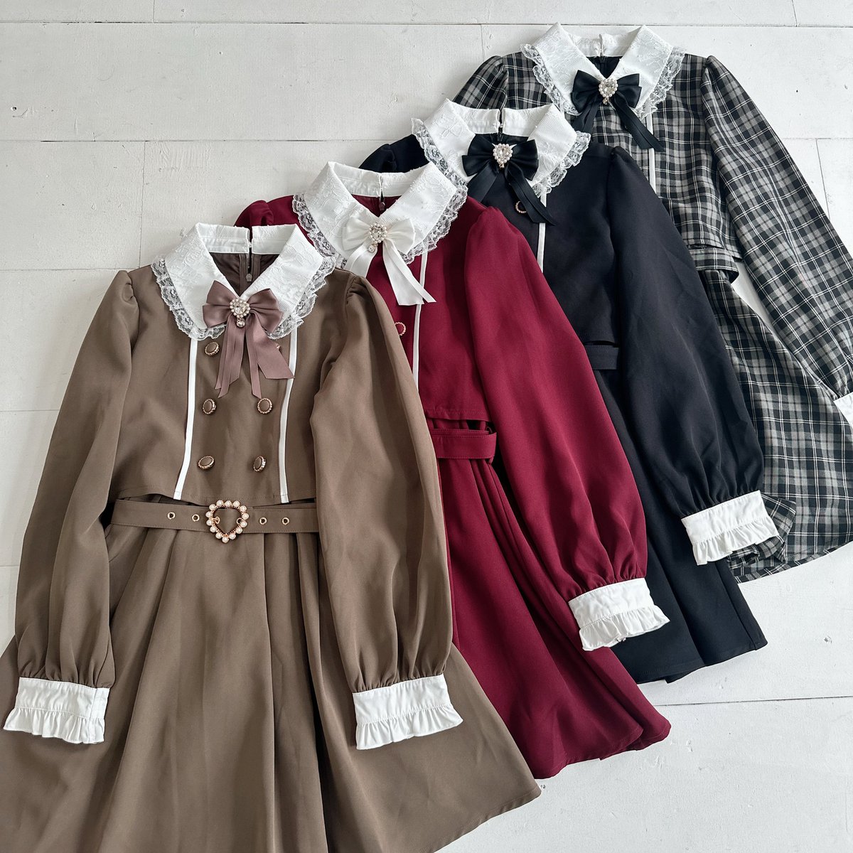 ロジータ ツーピース風ダブルボタンワンピース 【公式通販】