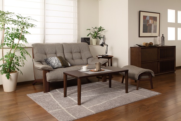 Tatsuオールドカリモクkarimoku モケット シングルアームソファ Tatsu