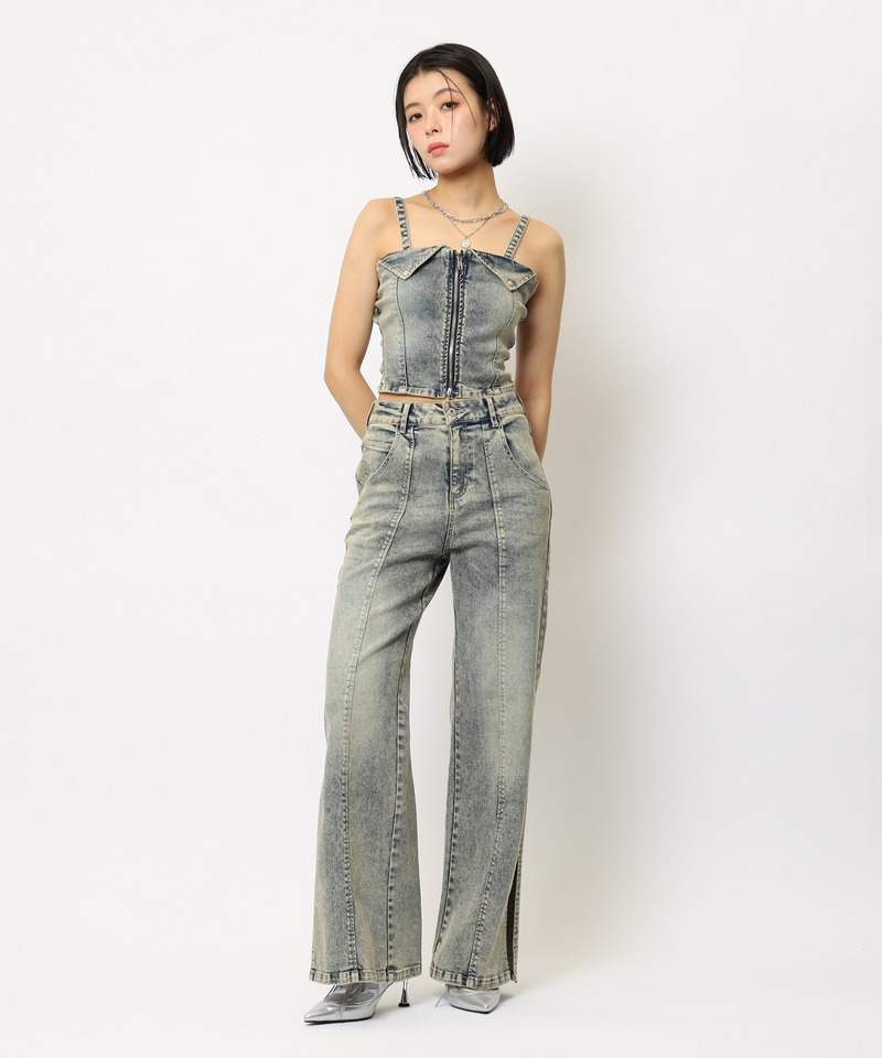 デニムビスチェセットアップ｜SPIRALGIRL スパイラルガール 商品詳細