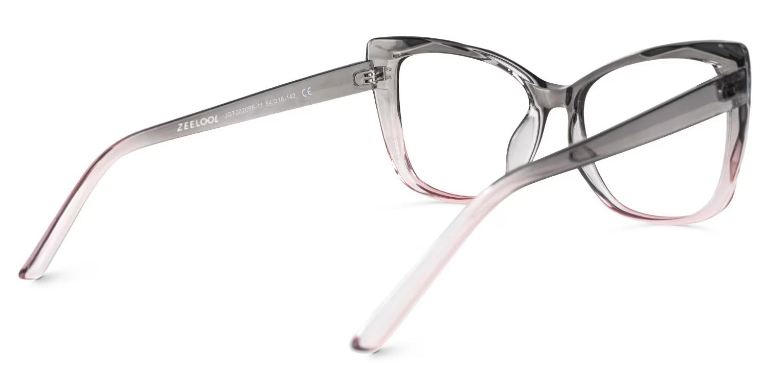 Square Farris Pink Glasses deals -Zeelool Glasses