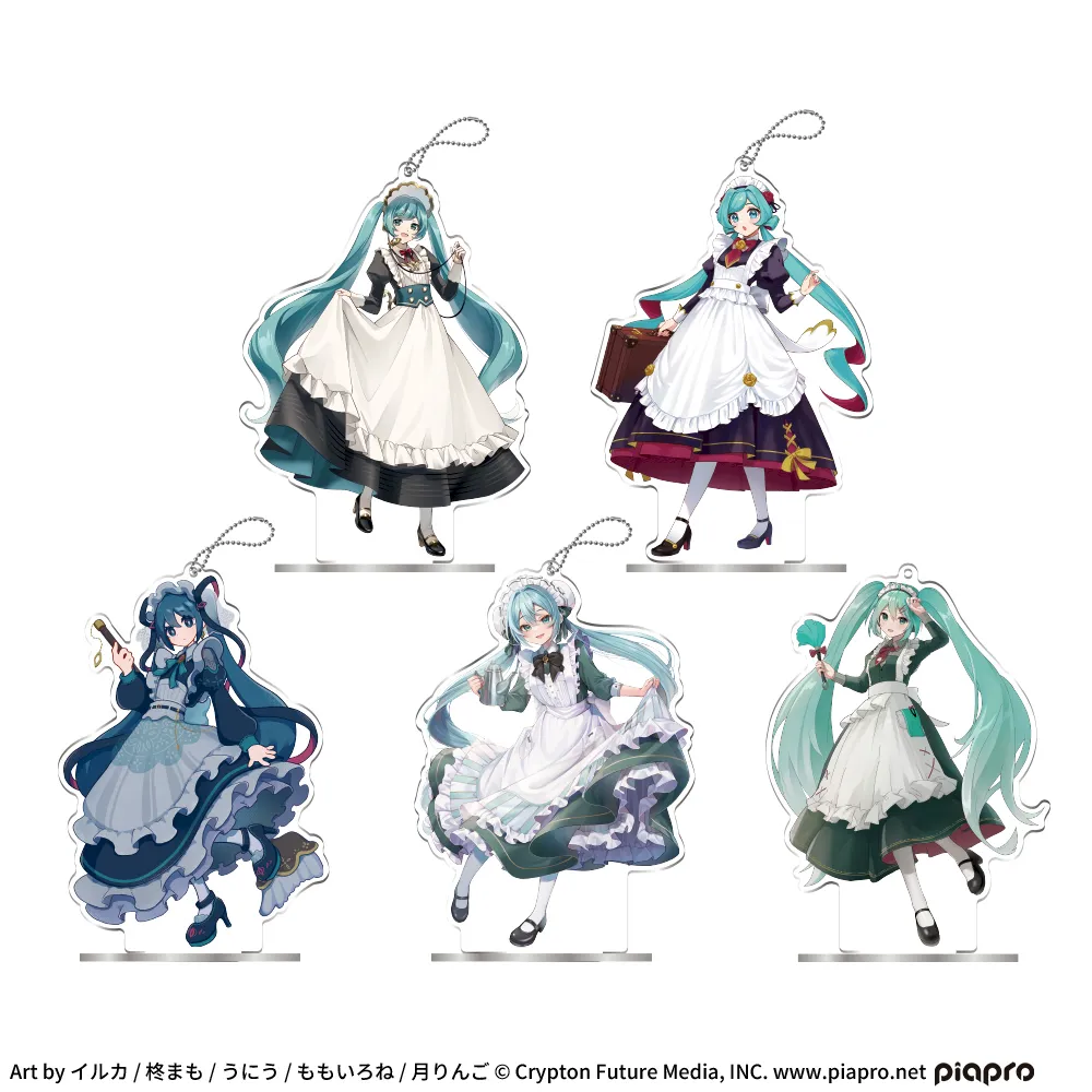 初音ミクシリーズ スタンド付クリアキーチェーン “初音ミク