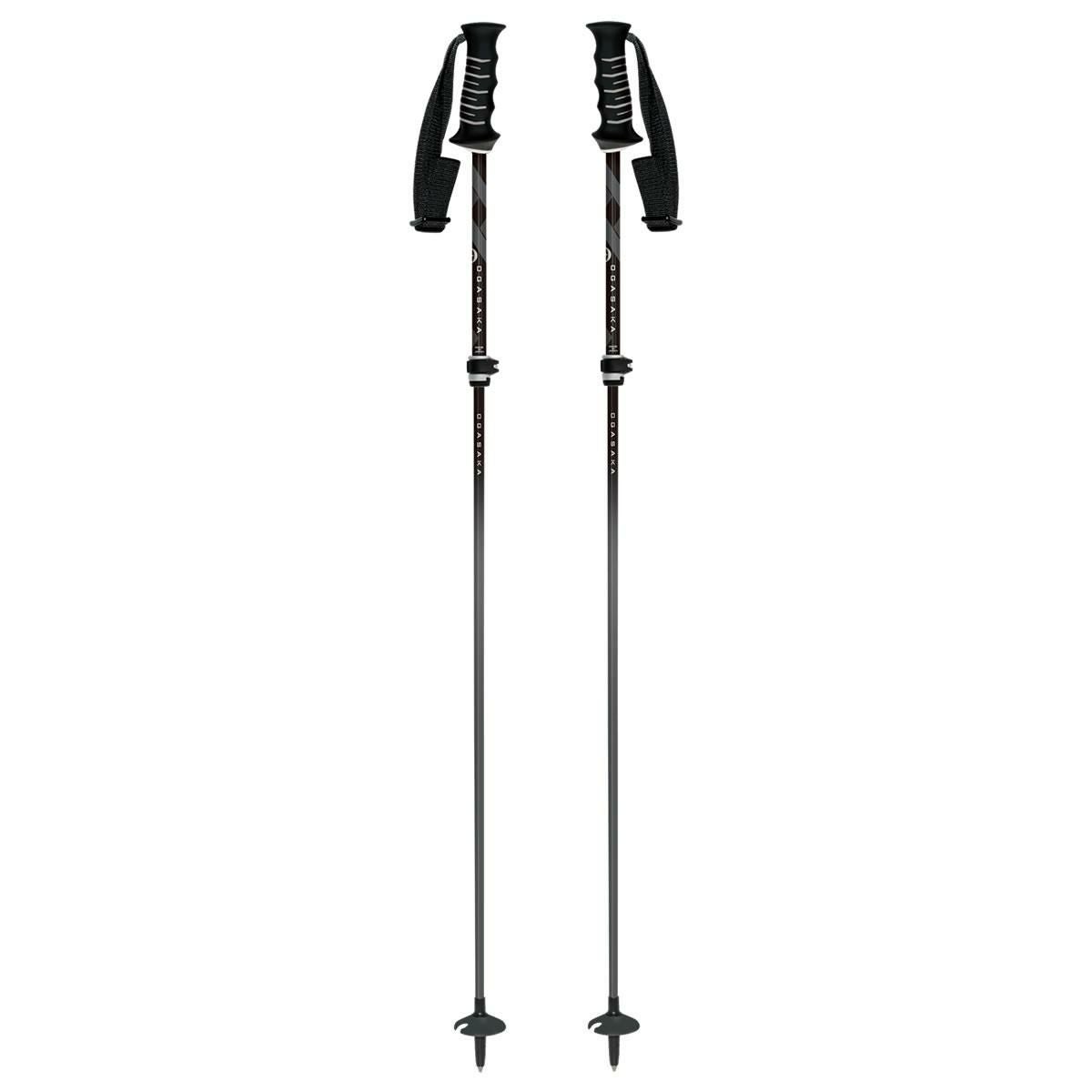 オガサカ スキーポール LC-FS/TB ターコイズブルー 95～120cm 伸縮式