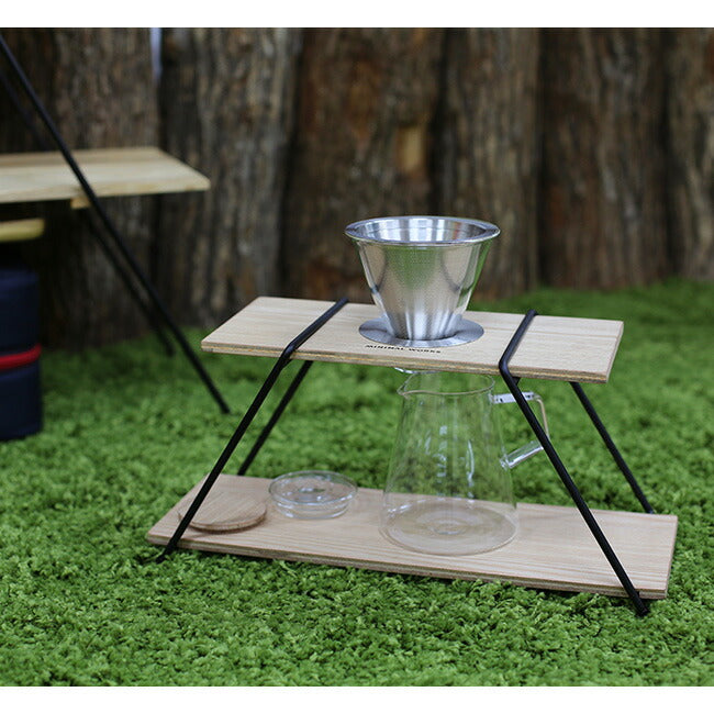 ミニマルワークス モカシェルフ キャンプラック シェルフ ギア 見せる