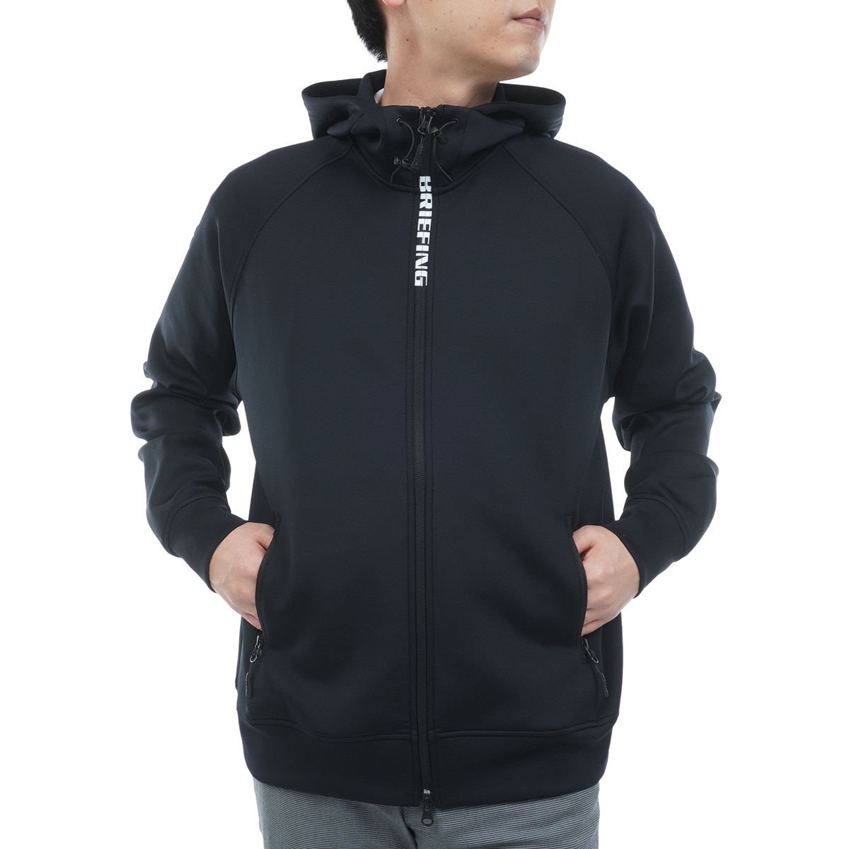 ストレッチ 3Dロゴ パーカー(中間着(セーター、トレーナー))|BRIEFING