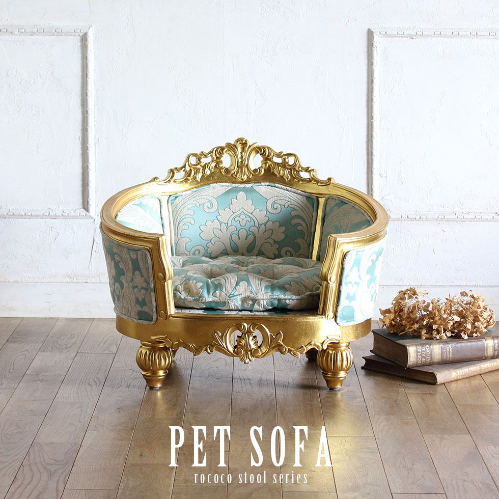 楽天市場】キッズ ペット ドール チェア ソファ 姫系 ロココ