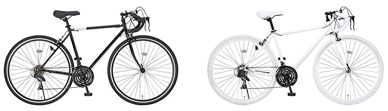 Grandir Sensitive ホワイト ロードバイク(700×28C・21段変速