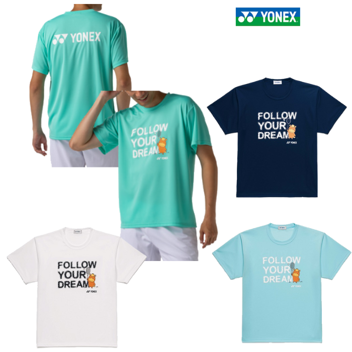 YONEX（ヨネックス） 16890Y ユニドライTシャツ 半袖 吸汗速乾 ユニ
