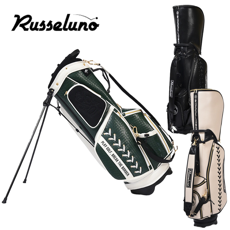 Russeluno ヒョウ柄 レア キャディバッグ ラッセルノゴルフ キャディー