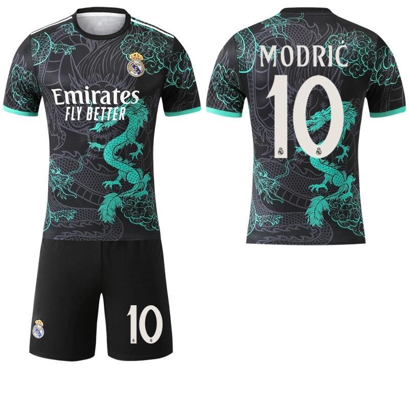 2526 レアル・マドリード 新ドラゴン柄ブラック×ネイビー 背番号9