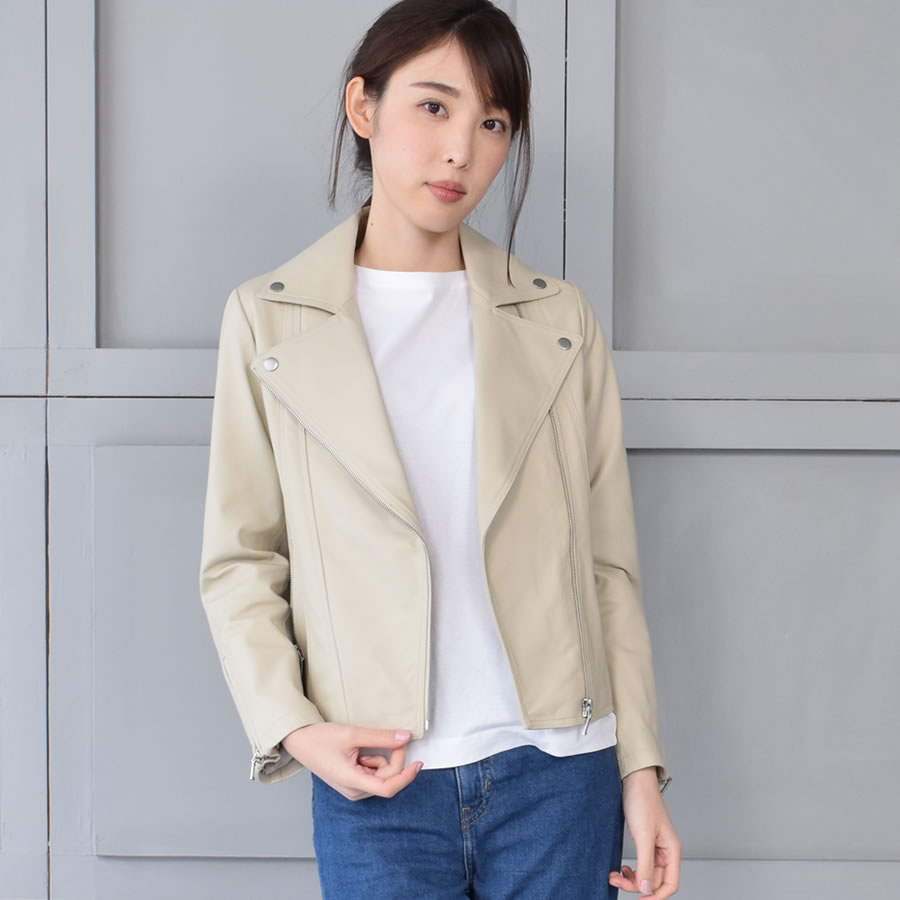 Merfirge ラムレザーライダースジャケット ダブルレディス 結婚式