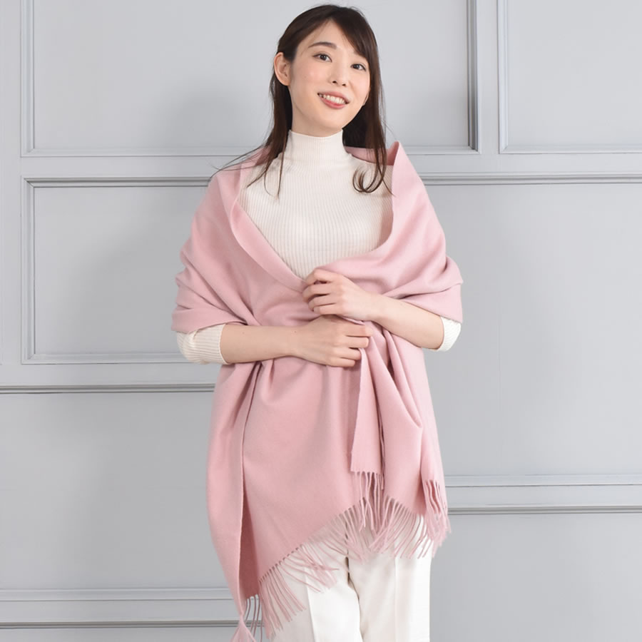 Merfirge ストール 大判 カシミヤ100%【名入れ刺繍可】カシミヤ