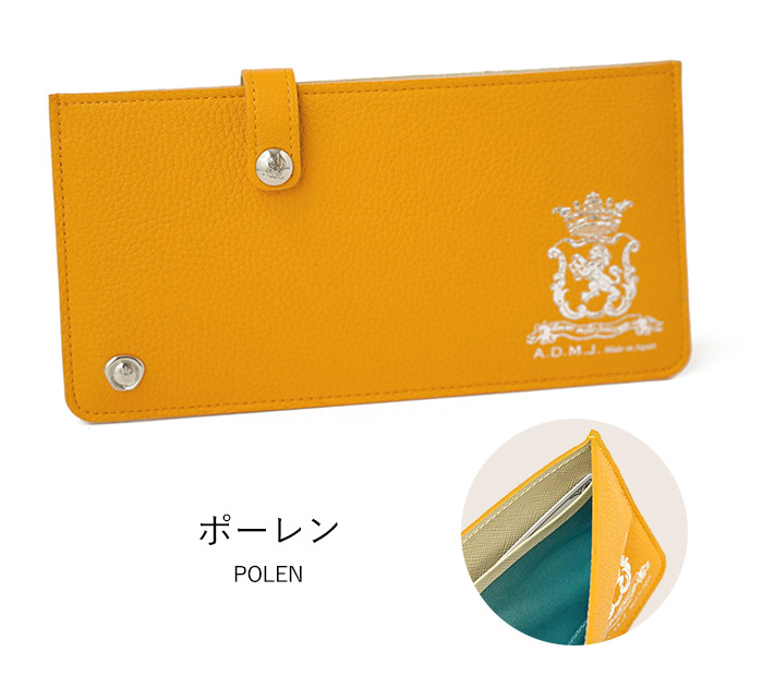 A.D.M.J（エーディーエムジェイ） ADMJ スリムウォレット 子牛革