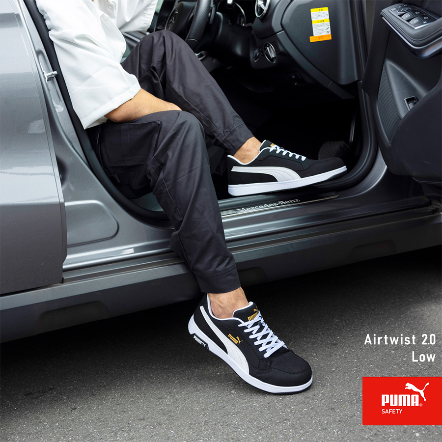 PUMA（プーマ） JSAA A種 プロスニーカー エアツイスト2.0 ロー 安全靴