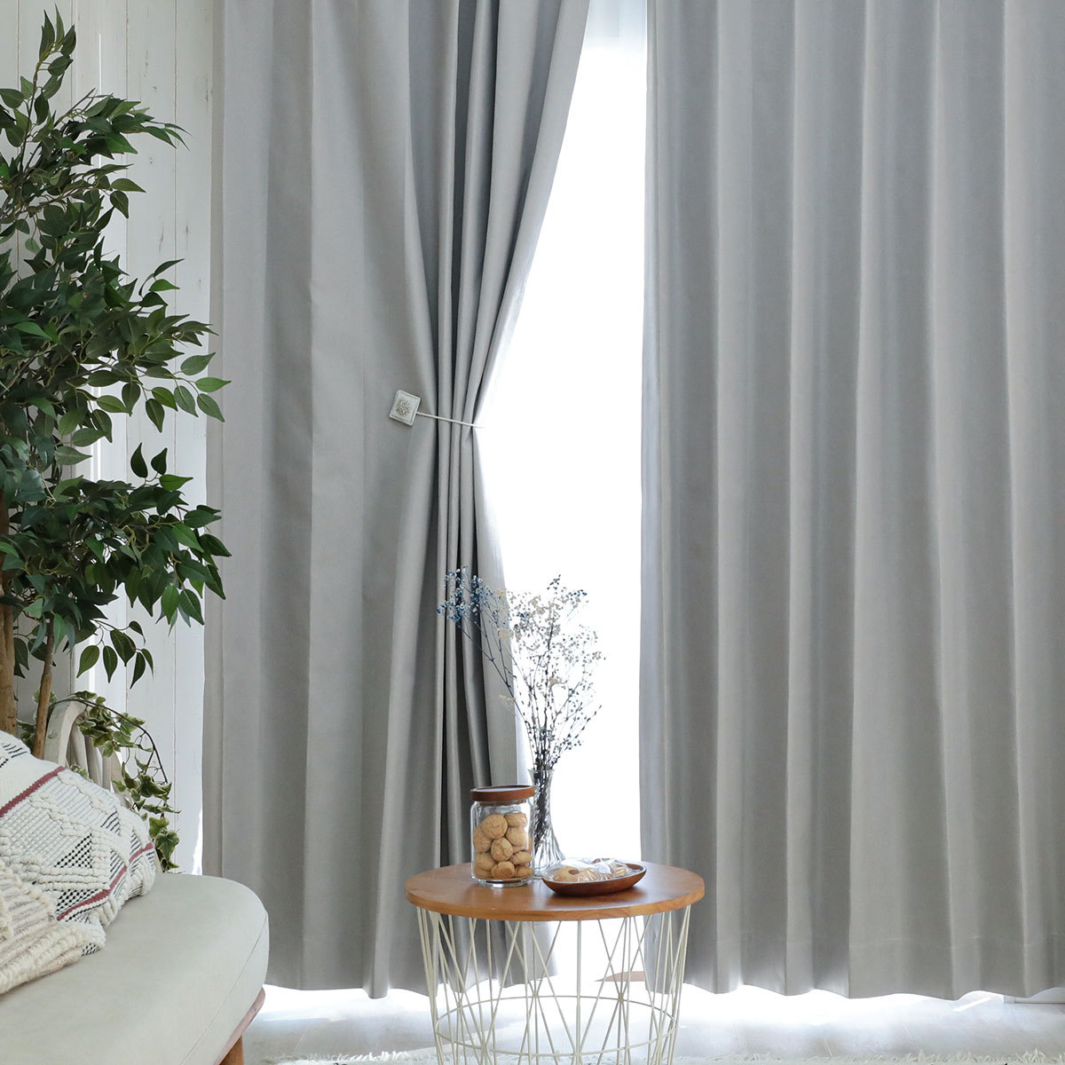 グラムスタイル カーテン 遮光 2枚組 オーダー 遮光カーテン 1級