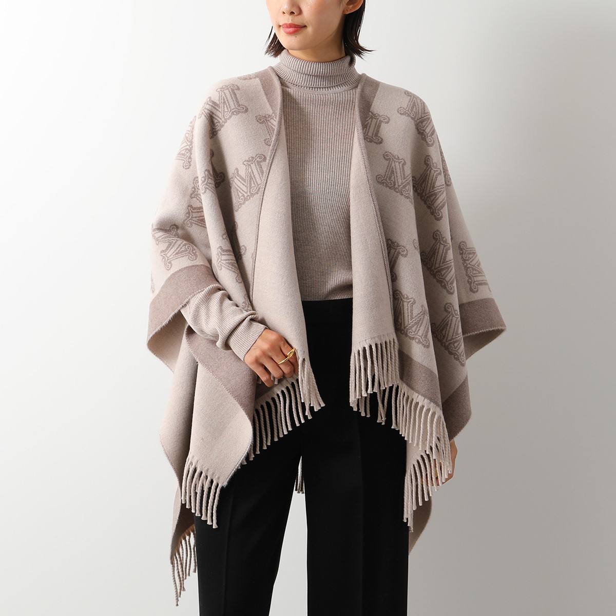 Max Mara（マックスマーラ） ケープ FRINE フリンジ レディース