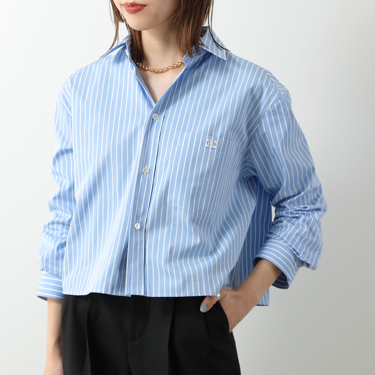 CELINE（セリーヌ） シャツ 2C837085S.05CC レディース ブラウス 長袖