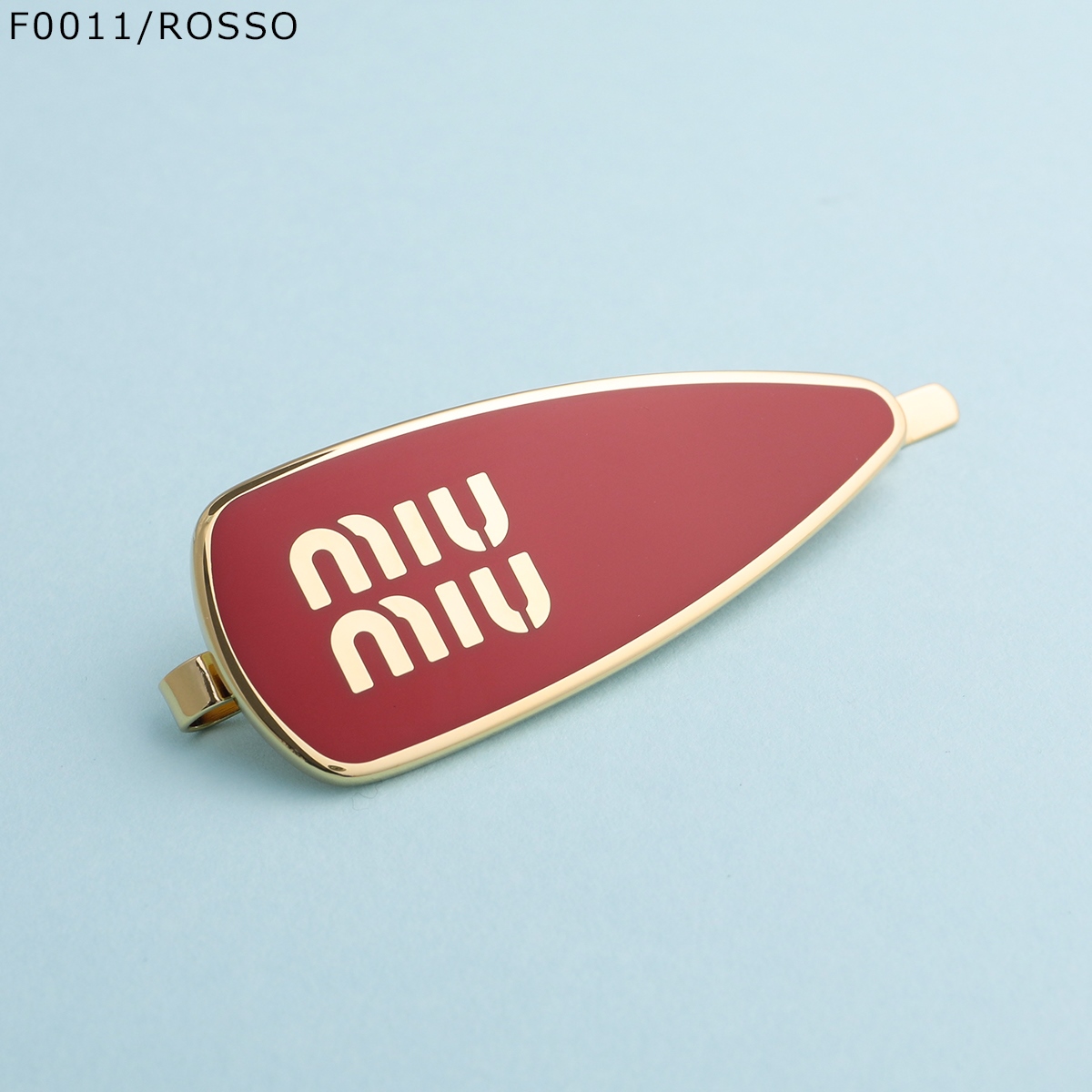 miu miu（ミュウミュウ） ヘアピン 5IF147 2F6T レディース ロゴ ヘア