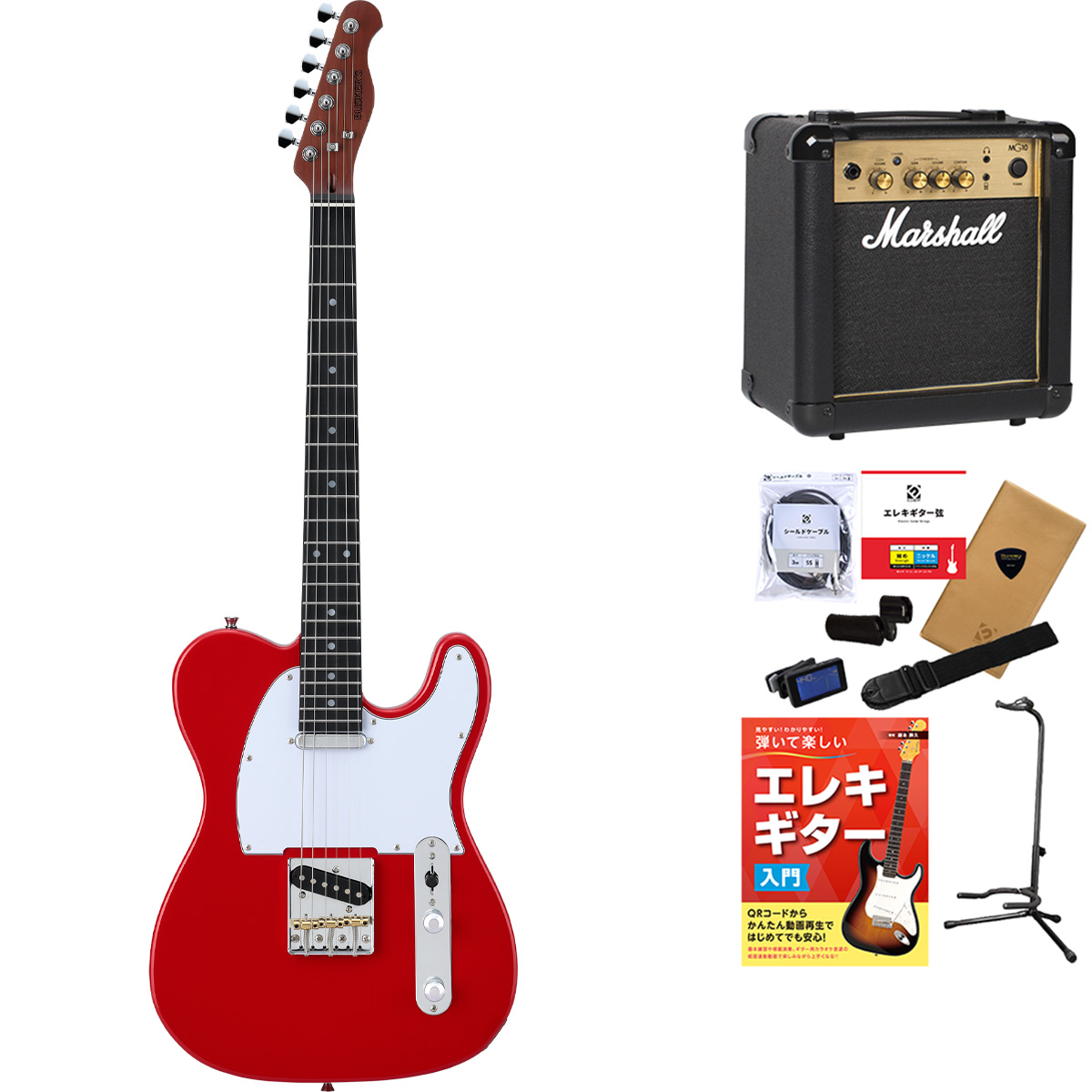 Bacchus テレキャスター カスタム品 エレキギター ソフトケース付き