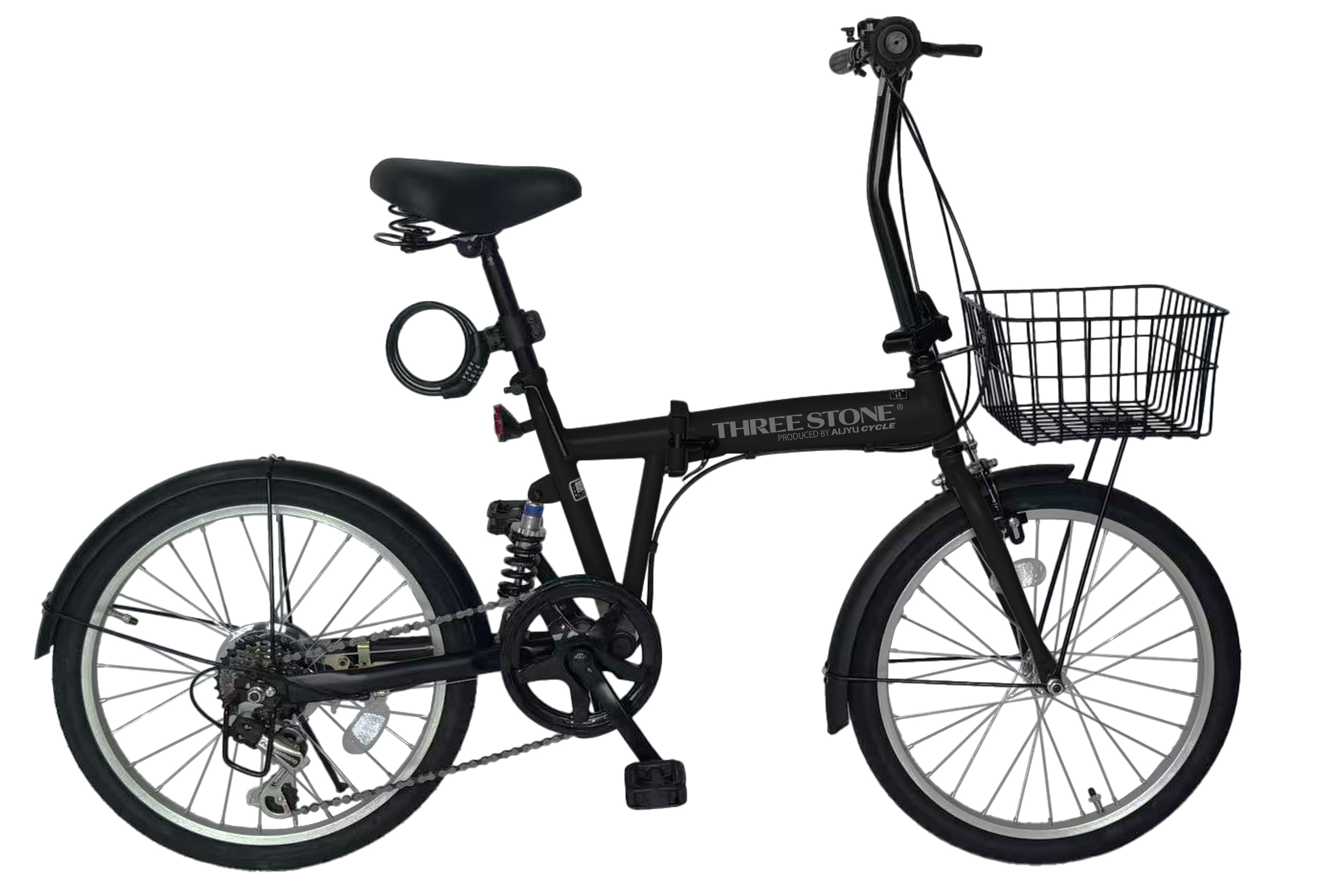 アイジュサイクル 折りたたみ自転車 20インチ シマノ 6段ギア 折り畳み