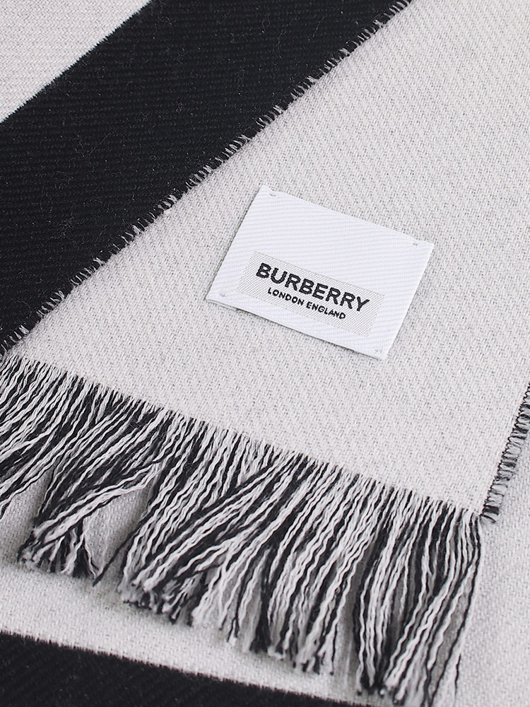 BURBERRY（バーバリー） マフラー レディース ストール ロゴ ウール