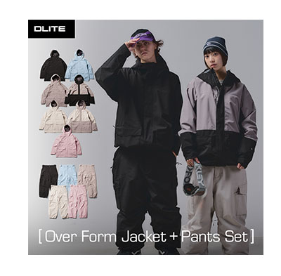 DLITE（ディライト） スノーボードウェア 上下セット A メンズ