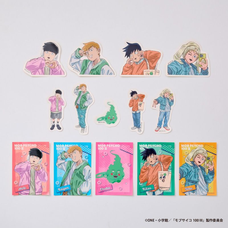 モブサイコ100 III』イラストステッカーコレクション（全14種