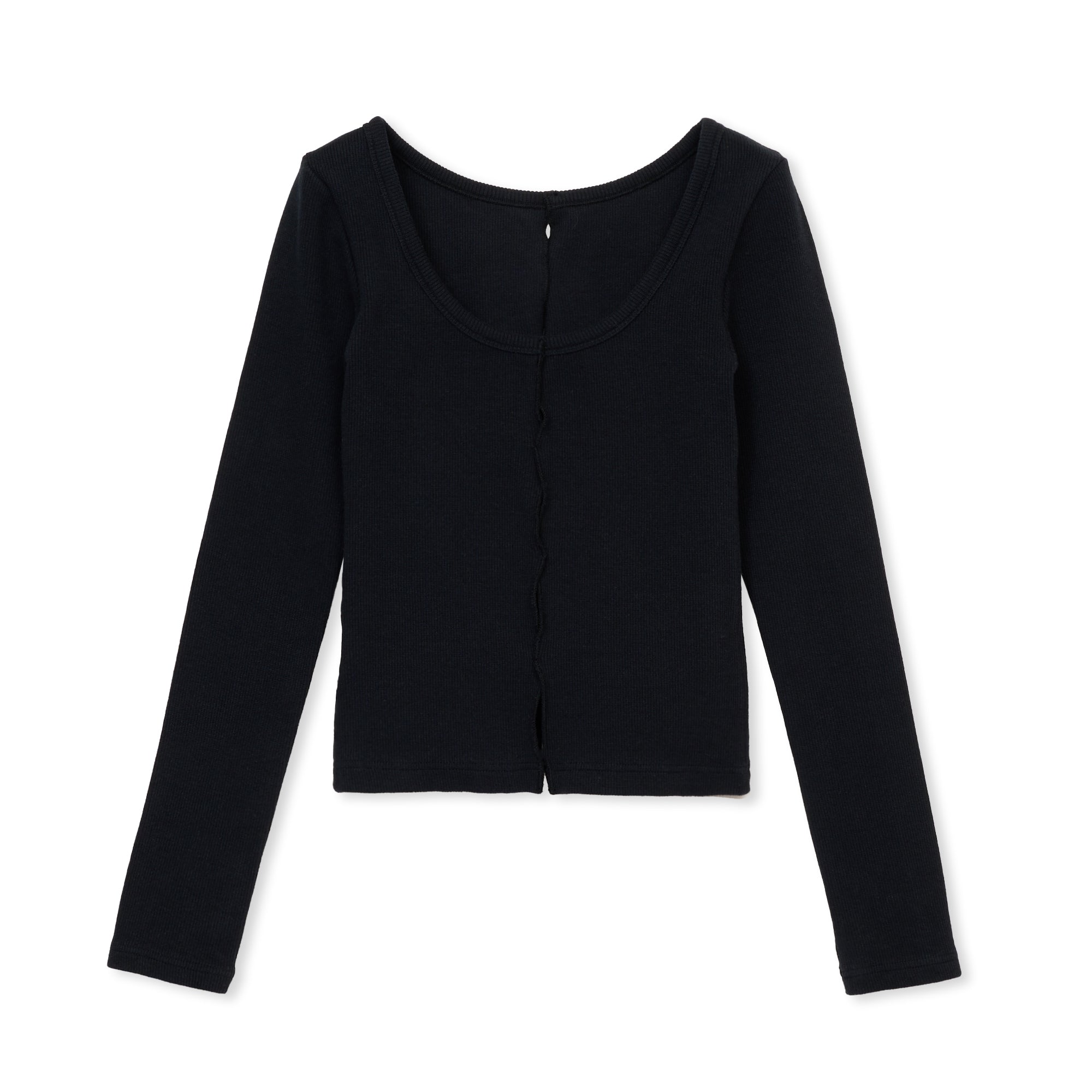 holed topp / BLACK – SHISHIKUI