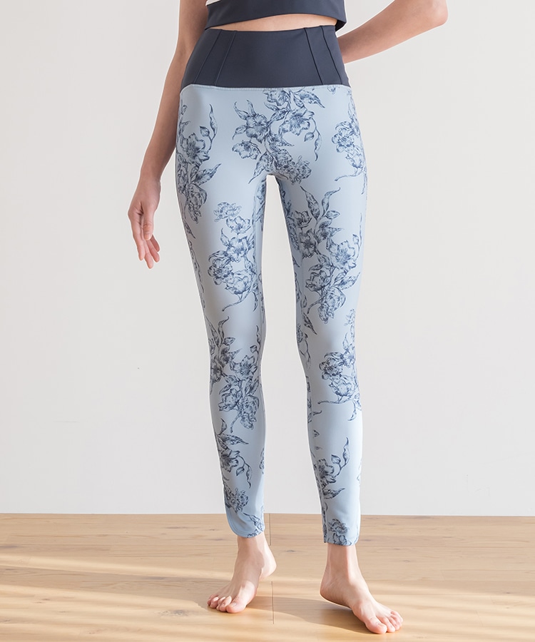 LAVA【SUKALA】ecoジャガードレギンススモークブルーM おまけ付き LAVA