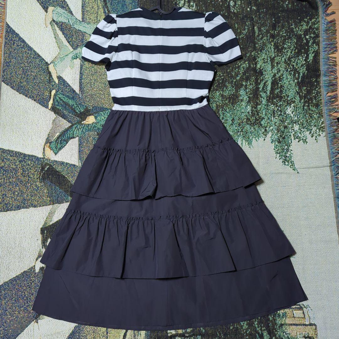 ティアードワンピース ボーダーズアットバルコニー