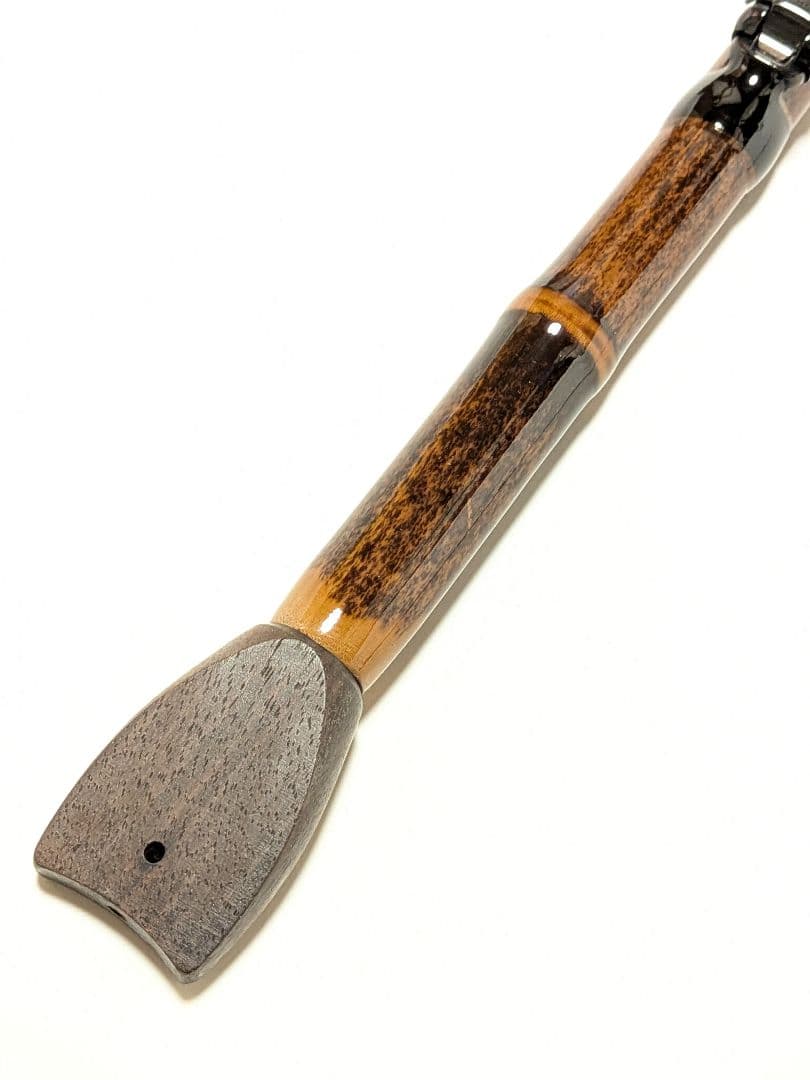 ☆関東作 カットウふぐ 135 20号（黒竹握り）美品／カーボ／フグ