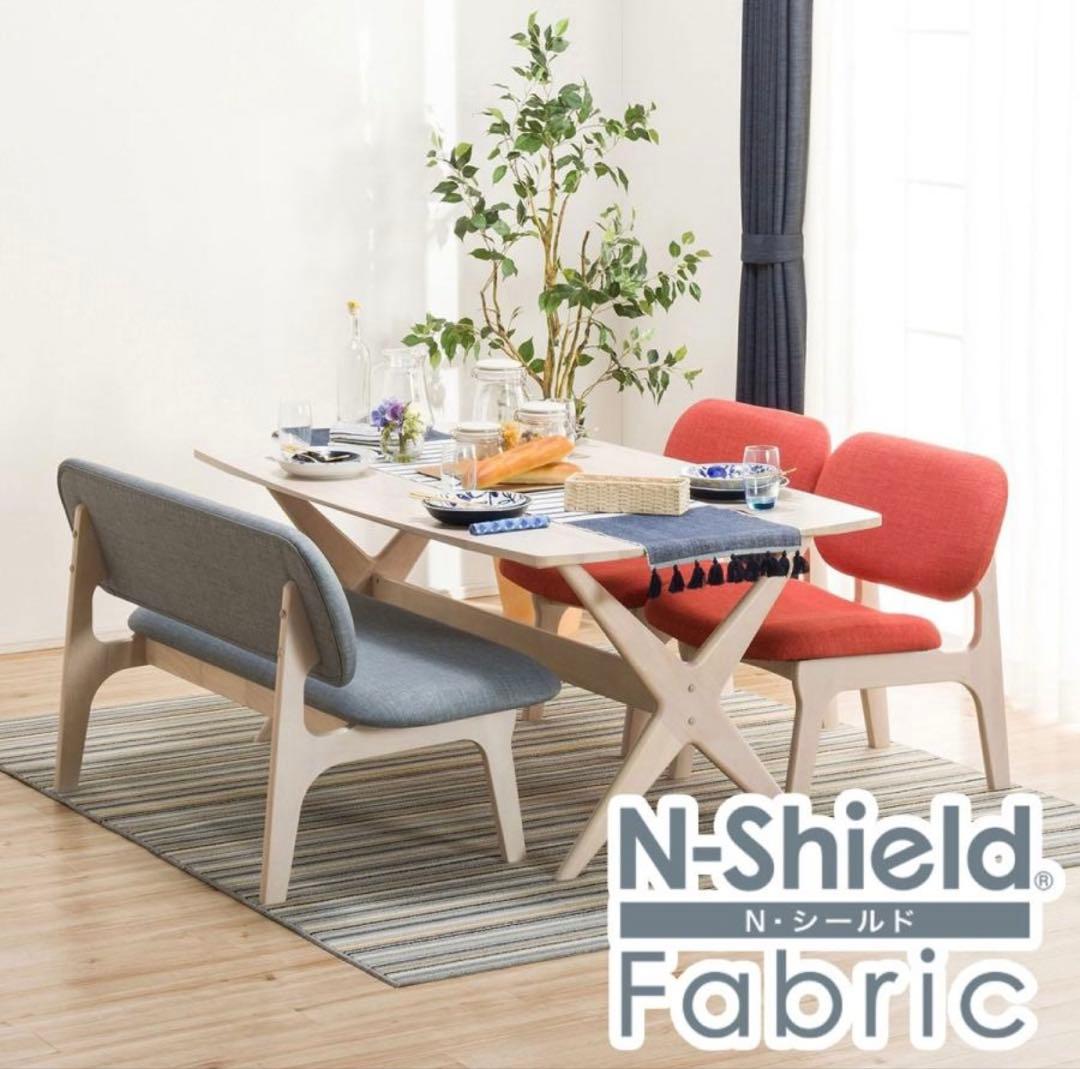 リラックスワイドシリーズ　ダイニングテーブルとチェア　4点セット ニトリ（NITORI） 幅160ロータイプリビングダイニングテーブル4点