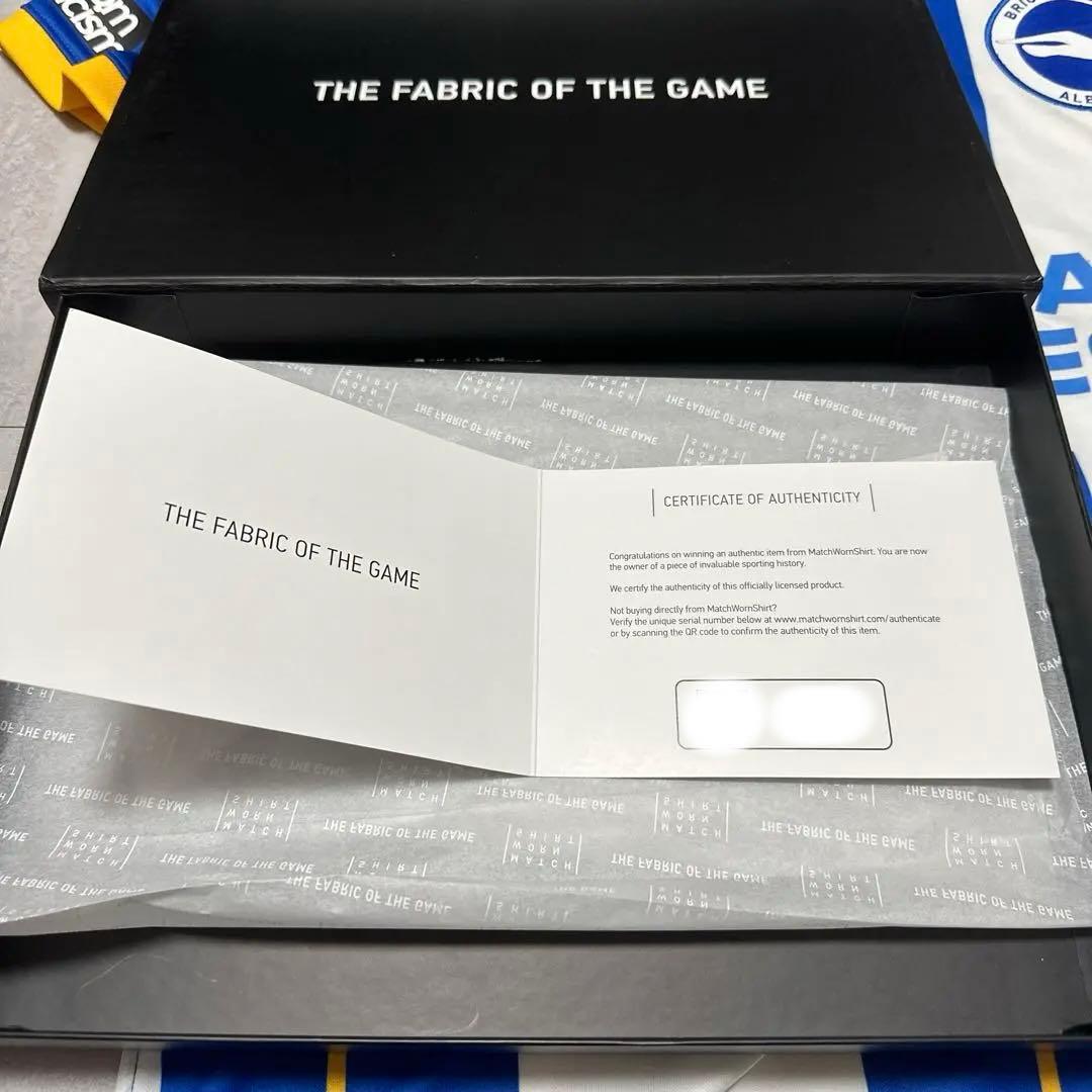 激レア】【公式】ブライトン マクアリスター 実使用 直筆サイン入り