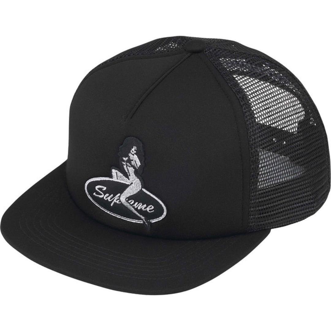 Supreme Pinup Mesh Back 5-Panel ブラック Supreme Pinup Mesh Back 5-Panel Black - FW25 - US